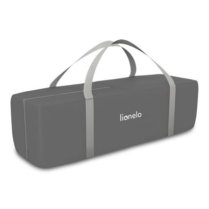 Lionelo - Berço de viagem FLOWER Cinza Scandi