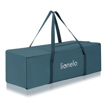 Lionelo - Berço de viagem FLOWER Verde Turquesa