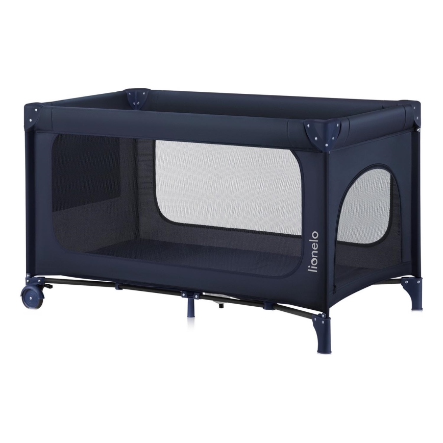 Lionelo - Berço de Viagem JASMIN EASY FOLD Azul Marinho