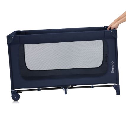 Lionelo - Berço de Viagem JASMIN EASY FOLD Azul Marinho