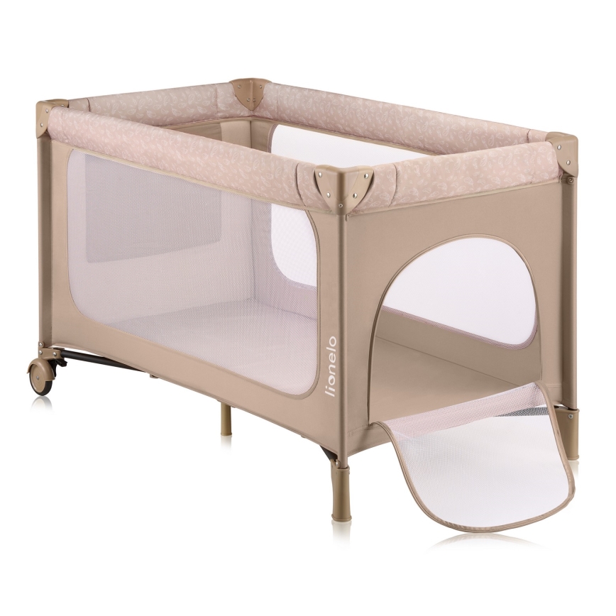 Lionelo - Berço de viagem JASMIN EASY FOLD Bege Areia