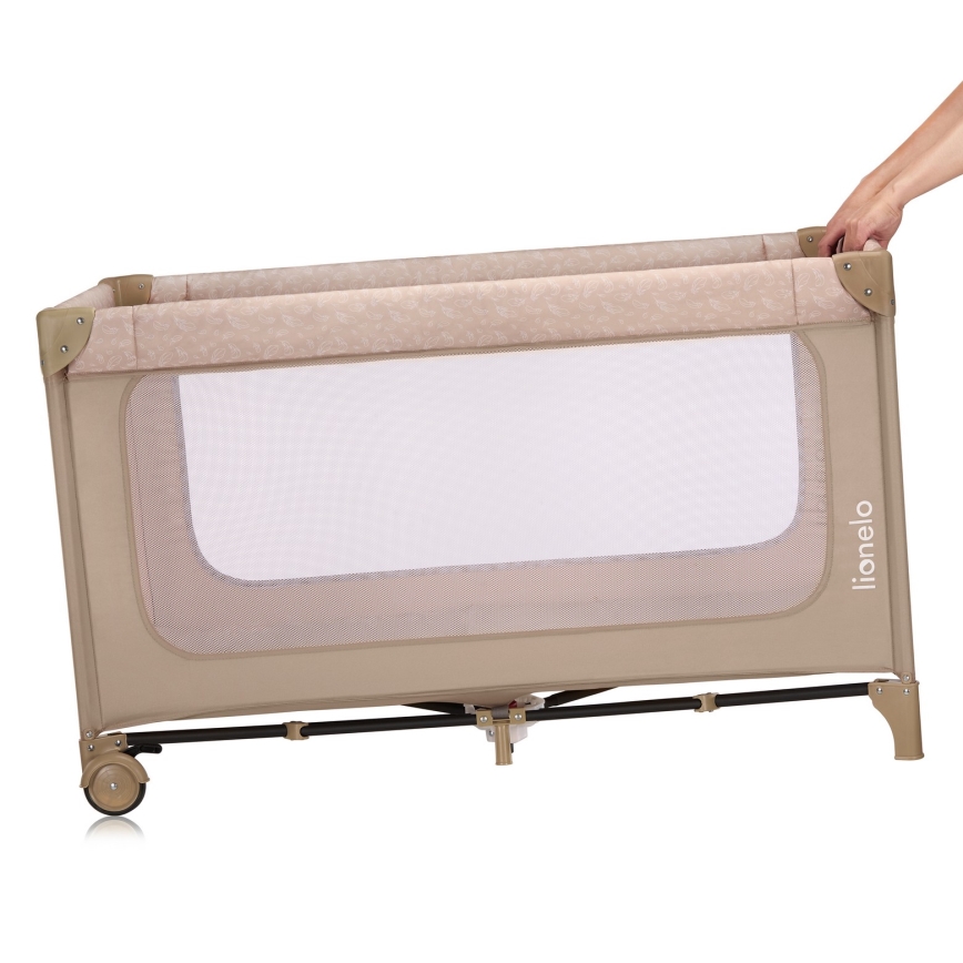 Lionelo - Berço de viagem JASMIN EASY FOLD Bege Areia