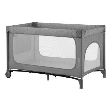 Lionelo - Berço de Viagem JASMIN EASY FOLD Pedra Cinzenta