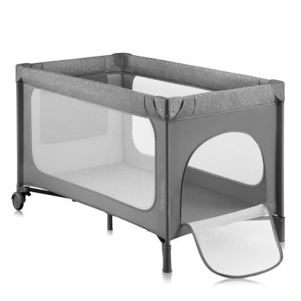 Lionelo - Berço de Viagem JASMIN EASY FOLD Pedra Cinzenta