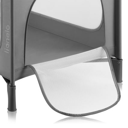 Lionelo - Berço de Viagem JASMIN EASY FOLD Pedra Cinzenta