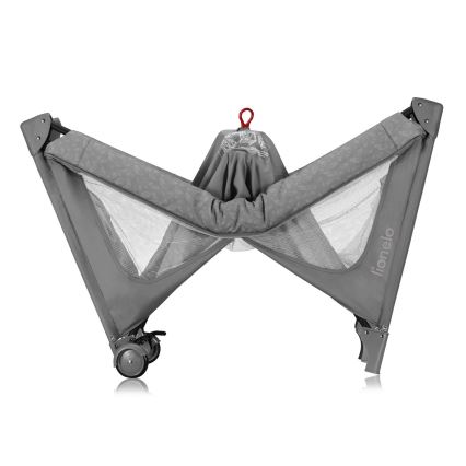 Lionelo - Berço de Viagem JASMIN EASY FOLD Pedra Cinzenta