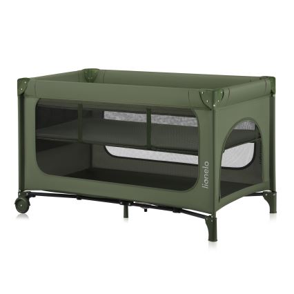 Lionelo - Berço de viagem JASMIN EASY FOLD Verde Oliva