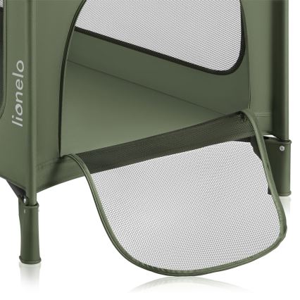 Lionelo - Berço de viagem JASMIN EASY FOLD Verde Oliva
