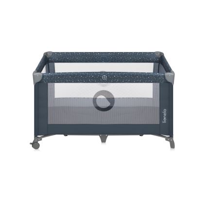 Lionelo - Berço de viagem STEFI Azul Cinzento