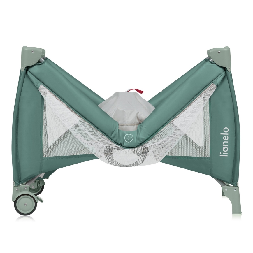 Lionelo - Berço de viagem STEFI PLUS Verde Oliva