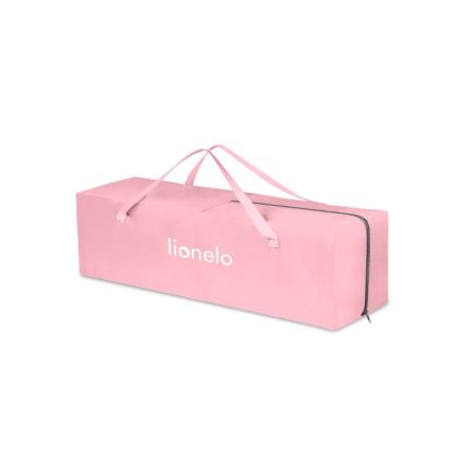 Lionelo - Berço de viagem STEFI rosa/cinzento