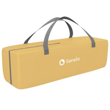 Lionelo - Berço de viagem SVEN PLUS cinzento/amarelo