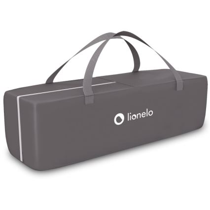 Lionelo - Berço de viagem SVEN PLUS cinzento/turquesa