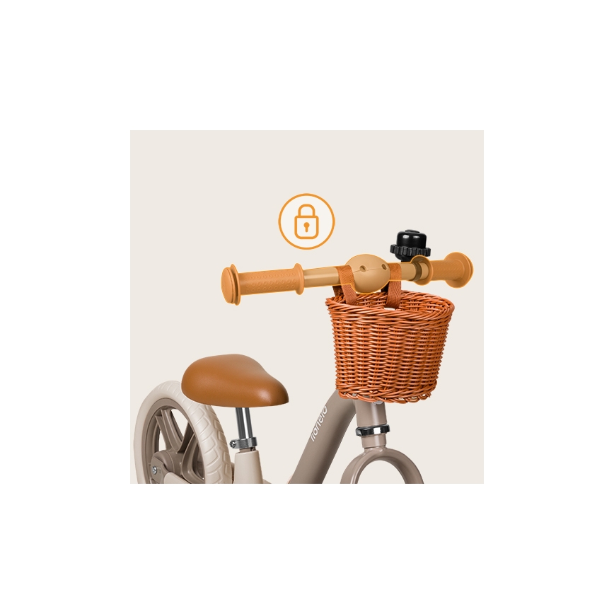 Lionelo - Bicicleta de empurrar ALEX PLUS bege