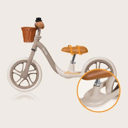 Lionelo - Bicicleta de empurrar ALEX PLUS bege
