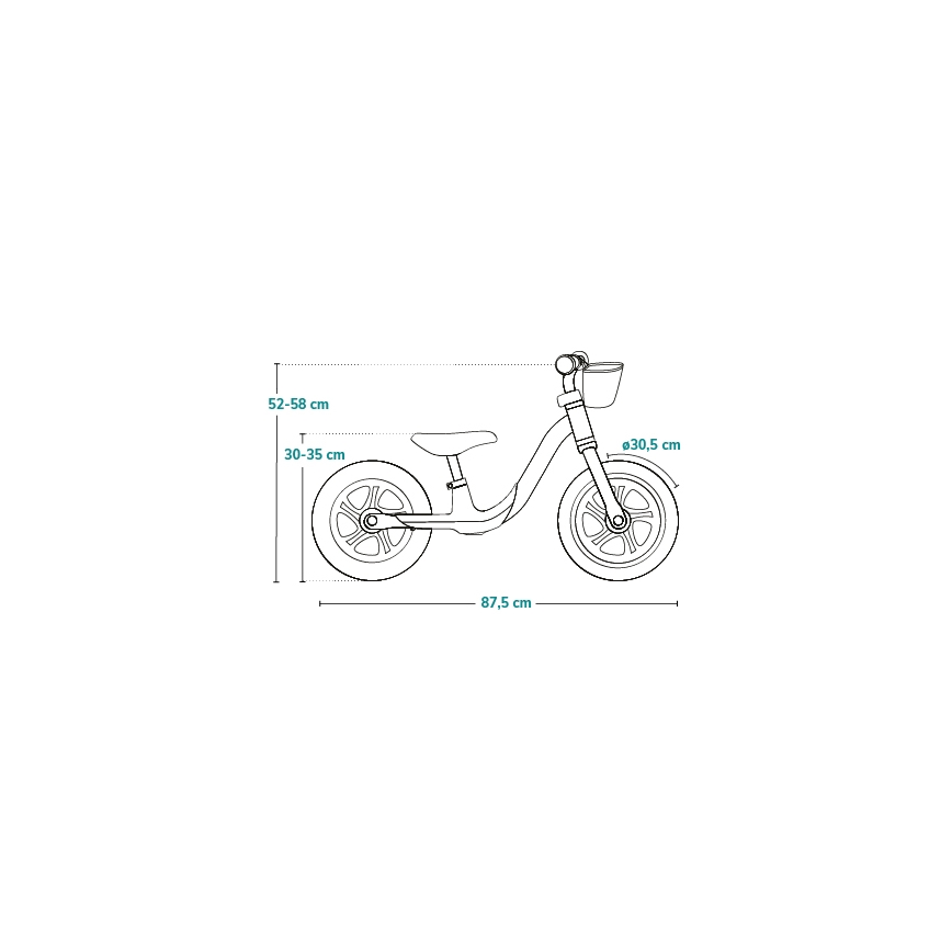 Lionelo - Bicicleta de empurrar ALEX PLUS verde