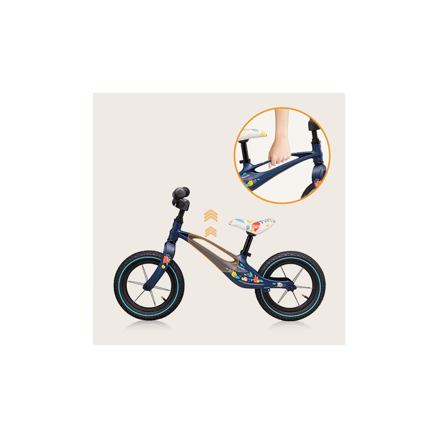 Lionelo - Bicicleta de empurrar BART AIR azul