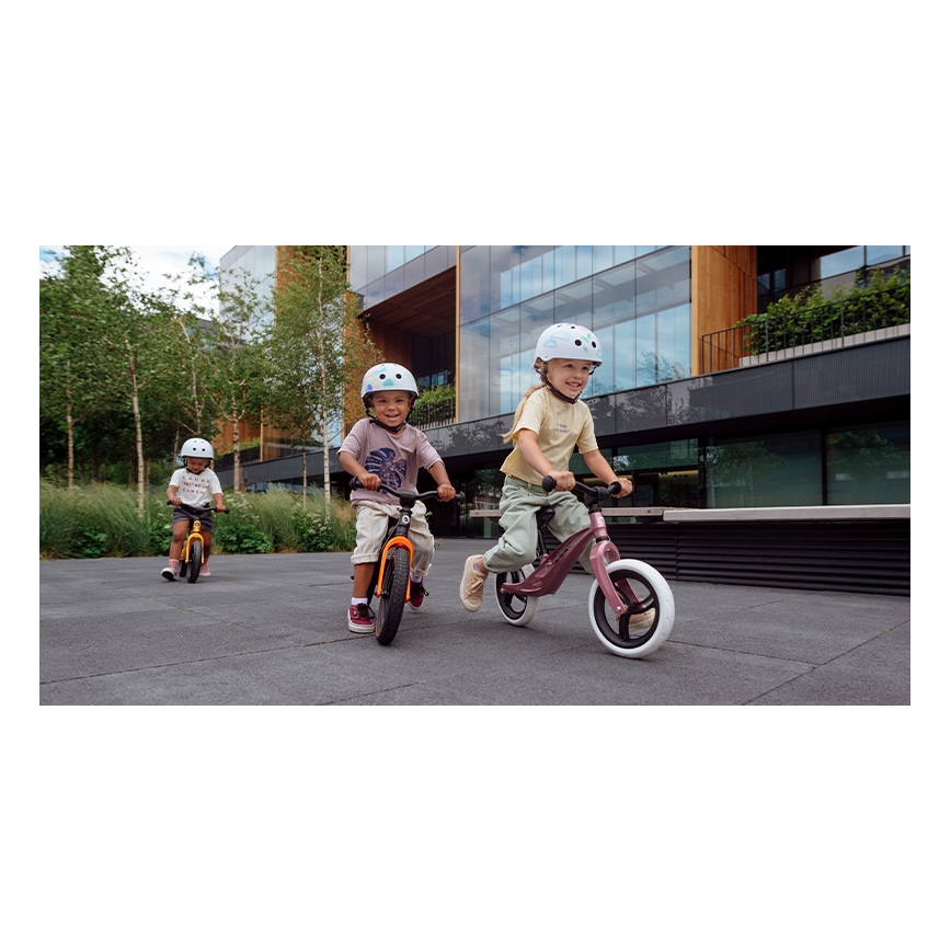 Lionelo - Bicicleta de empurrar BART AIR preto/laranja