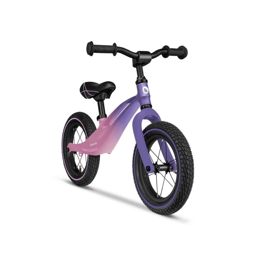 Lionelo - Bicicleta de empurrar BART AIR roxo/rosa