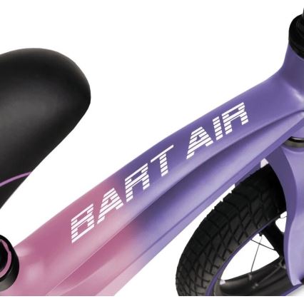 Lionelo - Bicicleta de empurrar BART AIR roxo/rosa