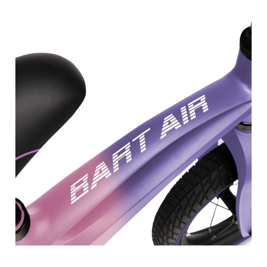 Lionelo - Bicicleta de empurrar BART AIR roxo/rosa