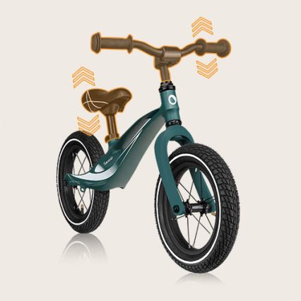 Lionelo - Bicicleta de empurrar BART AIR verde