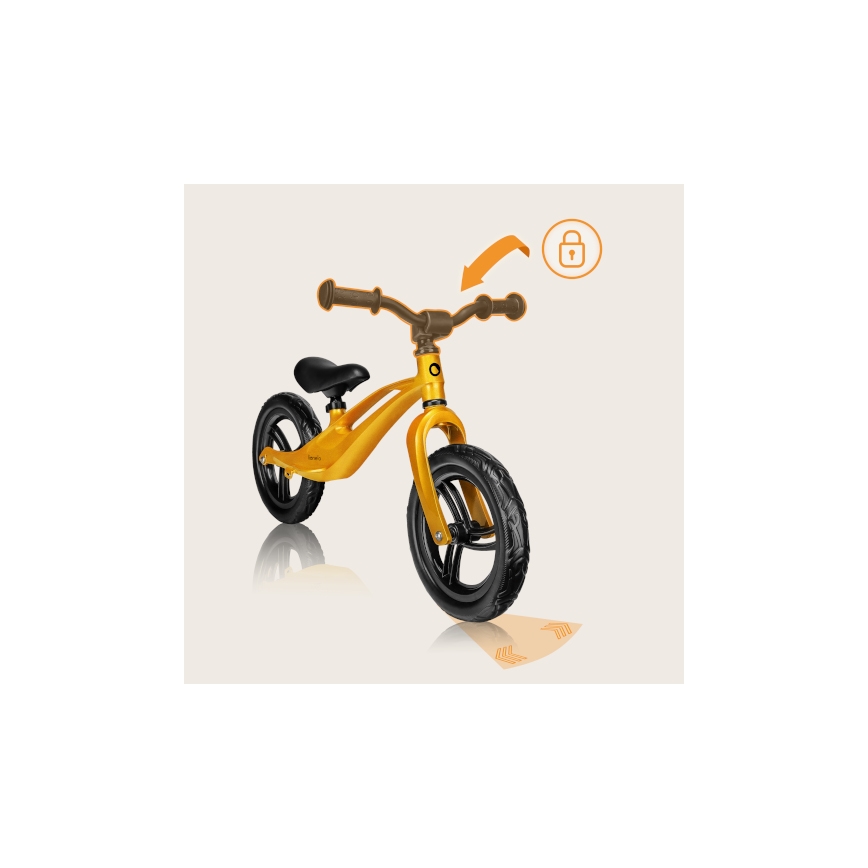 Lionelo - Bicicleta de empurrar BART amarelo