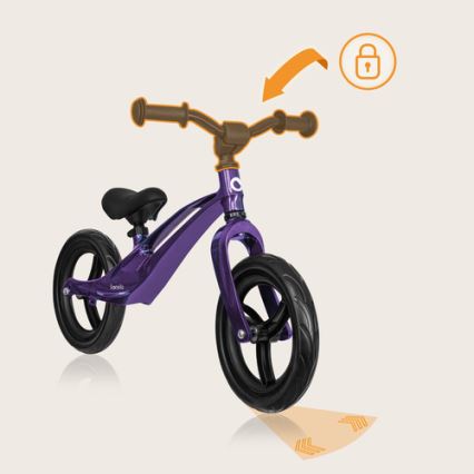 Lionelo - Bicicleta de empurrar BART roxo