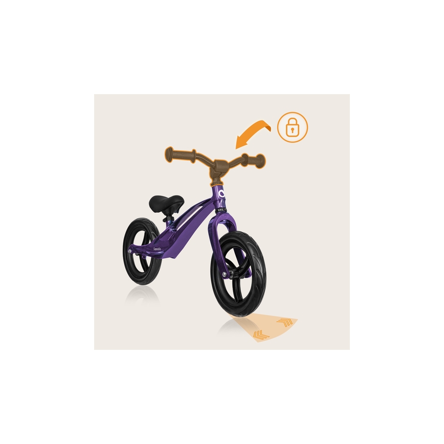 Lionelo - Bicicleta de empurrar BART roxo