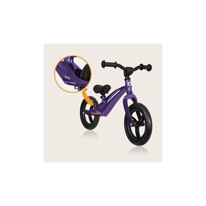 Lionelo - Bicicleta de empurrar BART roxo
