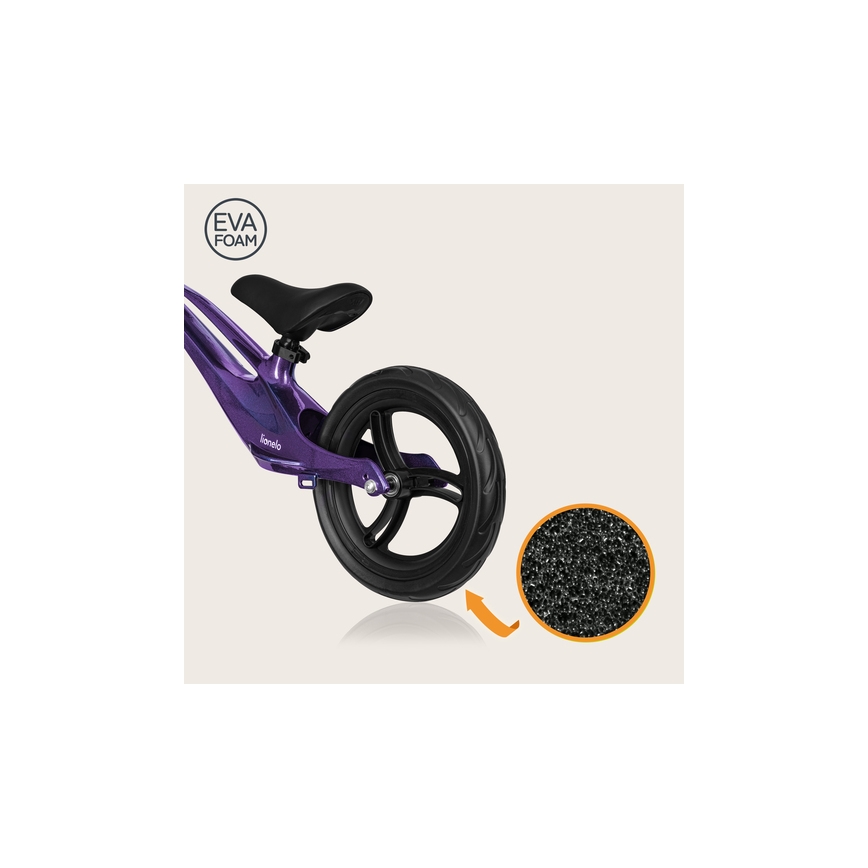 Lionelo - Bicicleta de empurrar BART roxo