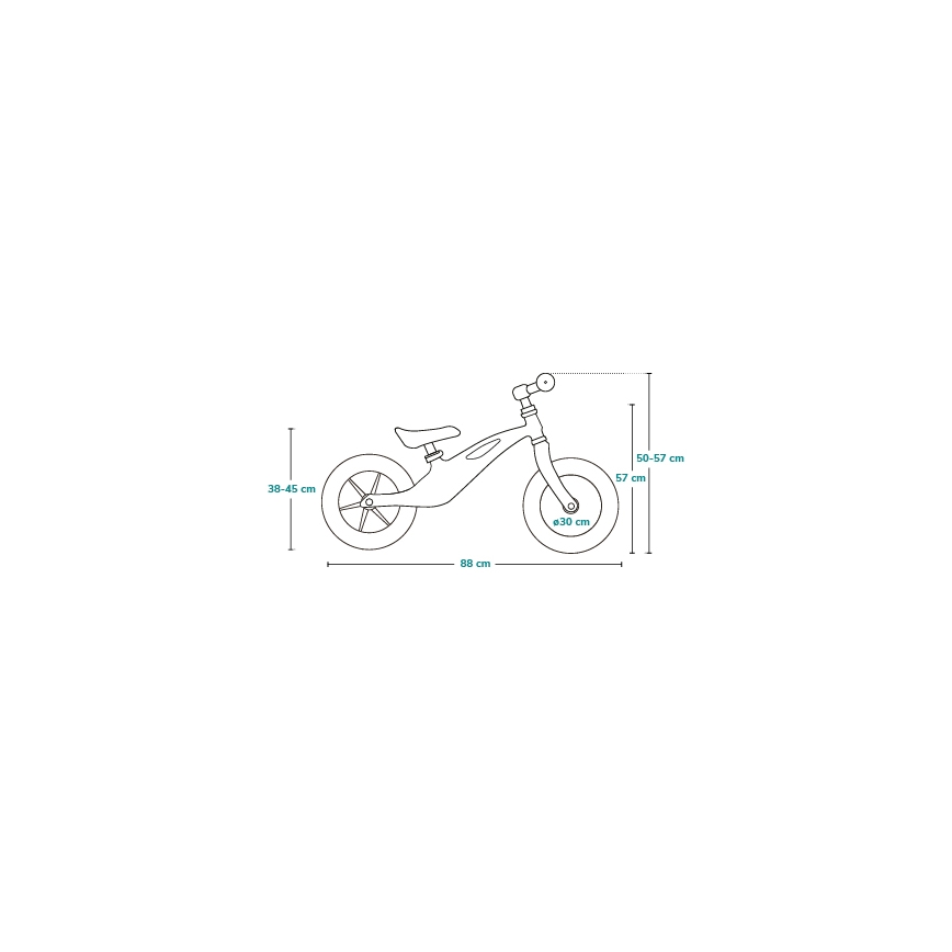 Lionelo - Bicicleta de empurrar BART roxo