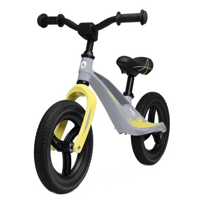 Lionelo - Bicicleta de empurrar BART TOUR cinzento/amarelo