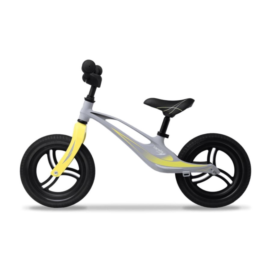 Lionelo - Bicicleta de empurrar BART TOUR cinzento/amarelo