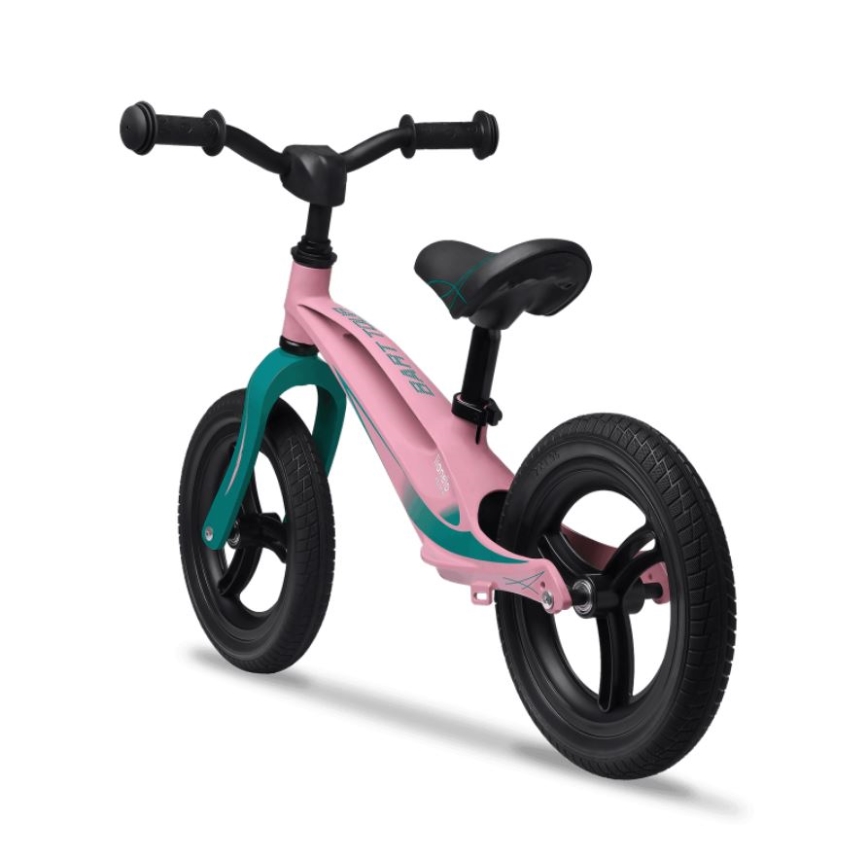 Lionelo - Bicicleta de empurrar BART TOUR rosa/verde