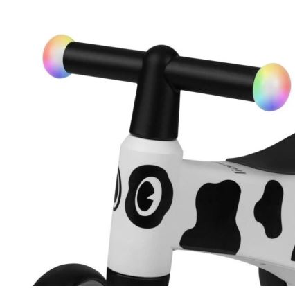 Lionelo - Bicicleta de empurrar SAMMY preto/branco