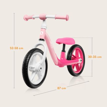 Lionelo - Bicicleta de Equilíbrio ALEX Bubblegum