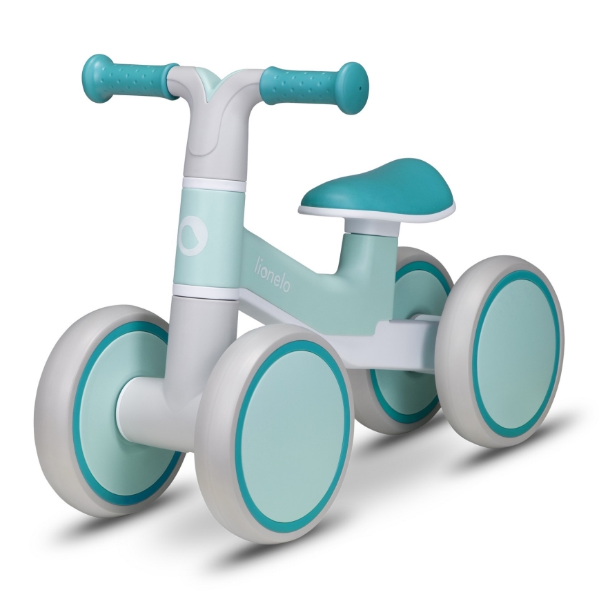 Lionelo - Bicicleta de equilíbrio VILLY Verde-turquesa