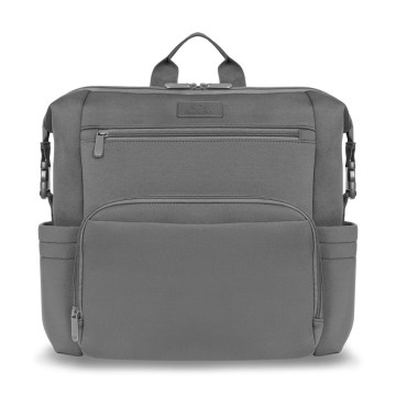 Lionelo - Bolsa de fraldas para carrinho CUBE Grey Stone