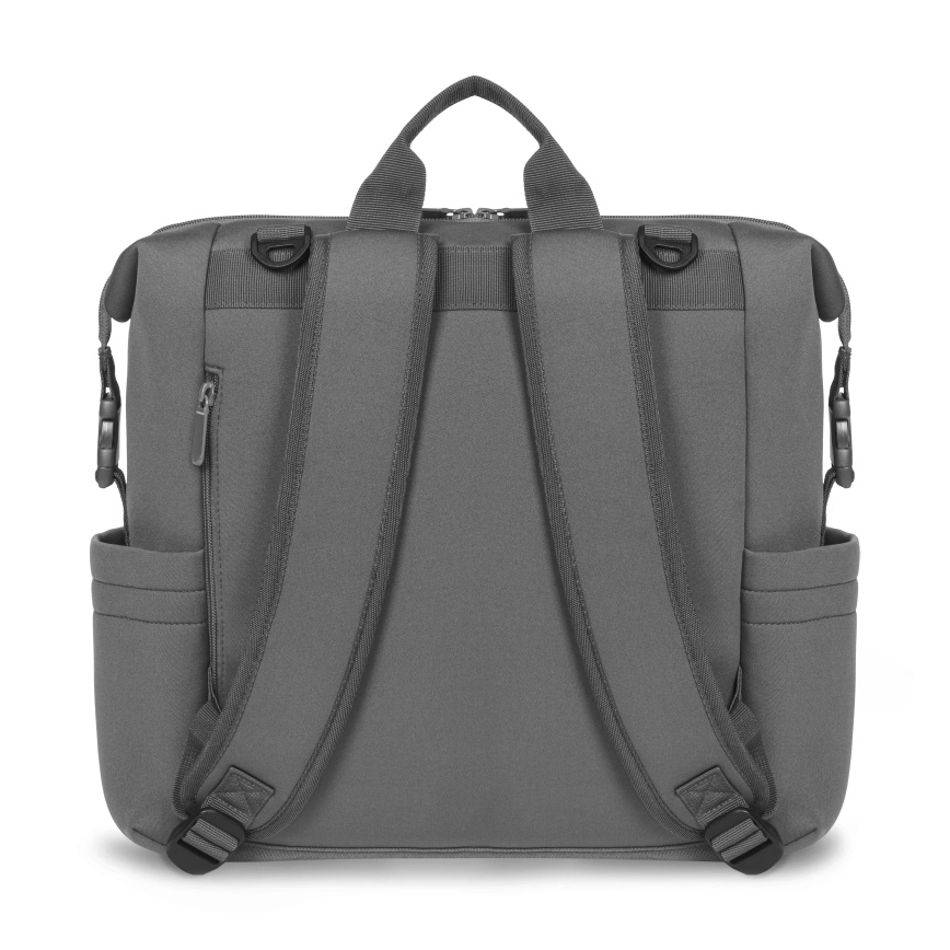 Lionelo - Bolsa de fraldas para carrinho CUBE Grey Stone