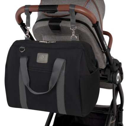 Lionelo - Bolsa de fraldas para carrinho IDA Black Onyx