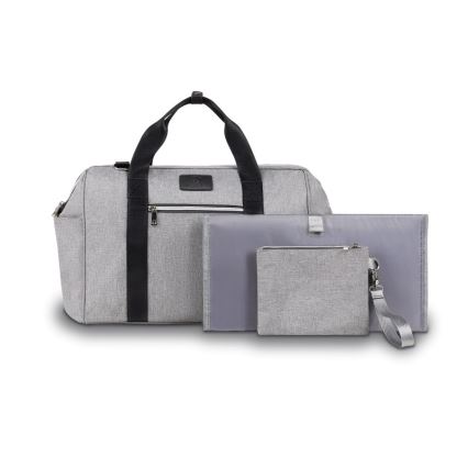 Lionelo - Bolsa de fraldas para carrinho IDA Grey Concrete