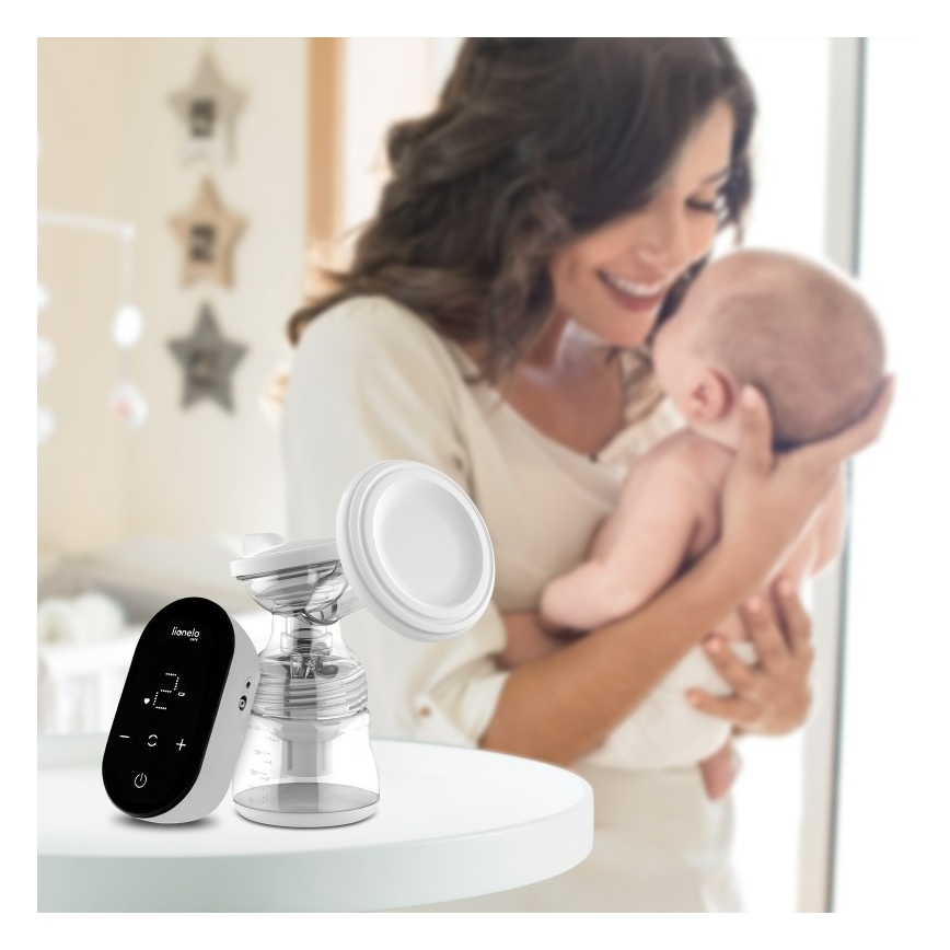 Lionelo - Bomba elétrica recarregável para extração de leite materno FIDI GO 5V 1200 mAh 150ml