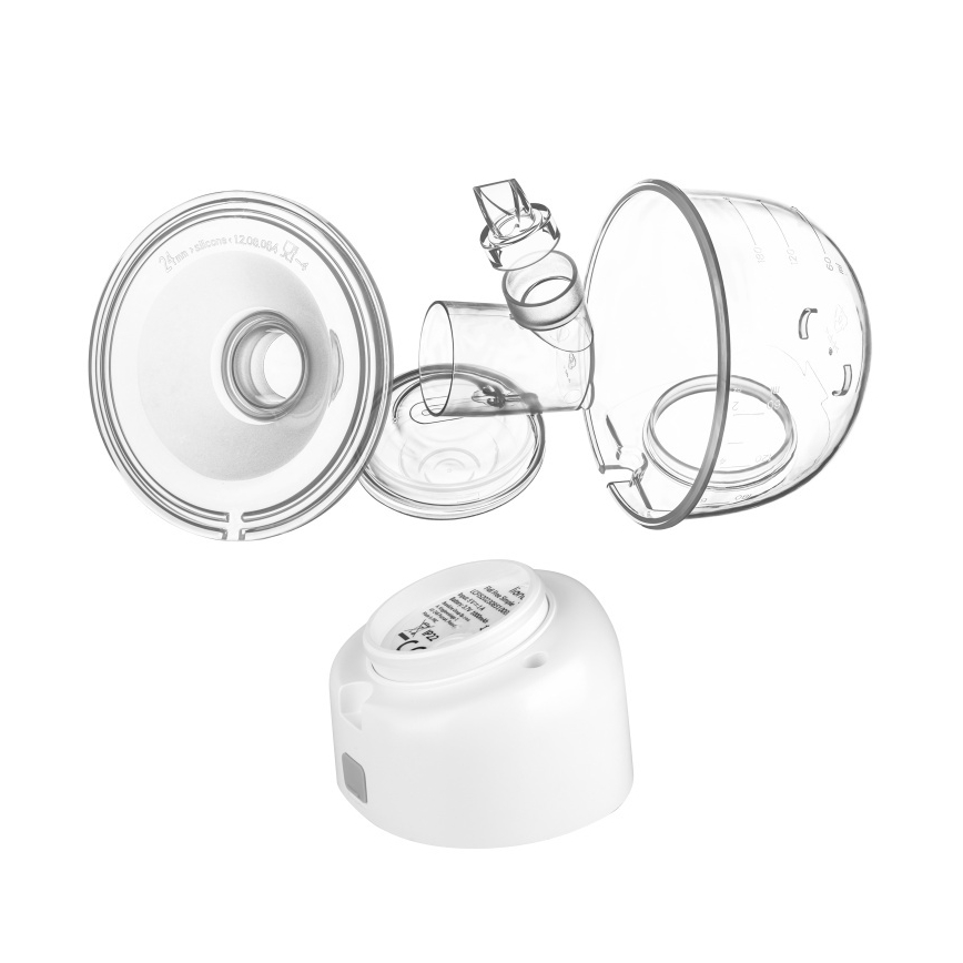Lionelo - Bomba extratora elétrica recarregável de leite materno FIDI FREE SIMPLE 5V 1000 mAh 180 ml