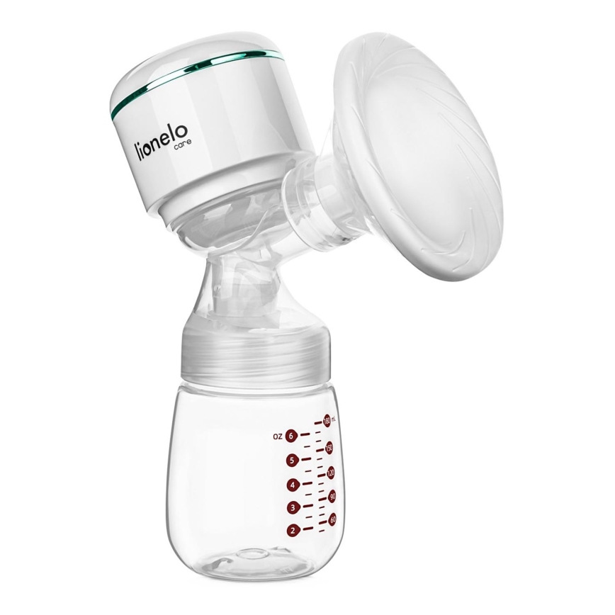 Lionelo - Bomba elétrica recarregável para extração de leite materno FIDI PLUS 5V 1200 mAh 180 ml
