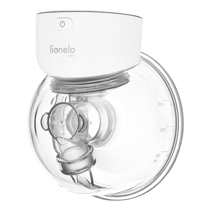 Lionelo - Bomba extratora elétrica recarregável de leite materno FIDI FREE SIMPLE 5V 1000 mAh 180 ml