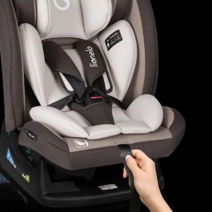 Lionelo - Cadeira auto AART i-Tamanho 40-150 cm castanho/creme