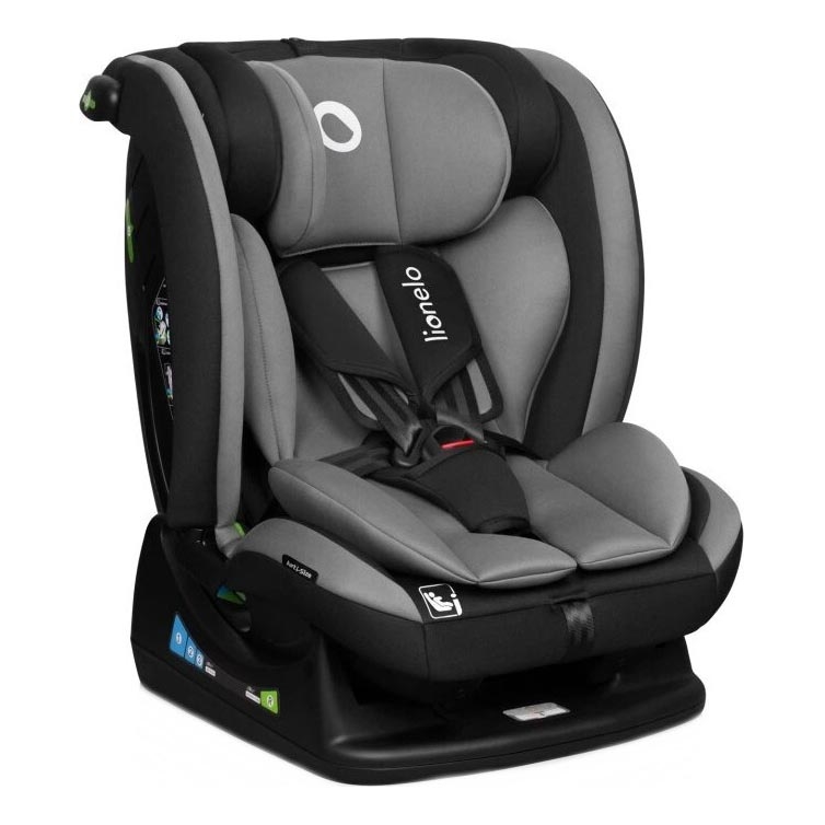 Lionelo - Cadeira auto AART i-Tamanho 40-150 cm preto/cinzento
