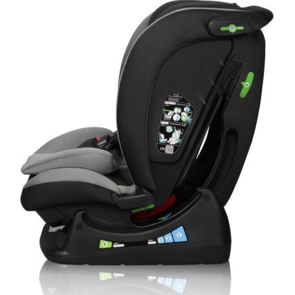 Lionelo - Cadeira auto AART i-Tamanho 40-150 cm preto/cinzento