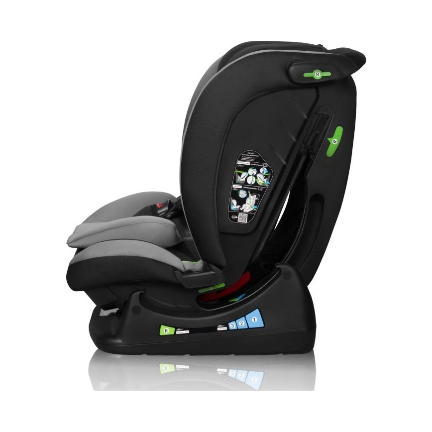 Lionelo - Cadeira auto AART i-Tamanho 40-150 cm preto/cinzento